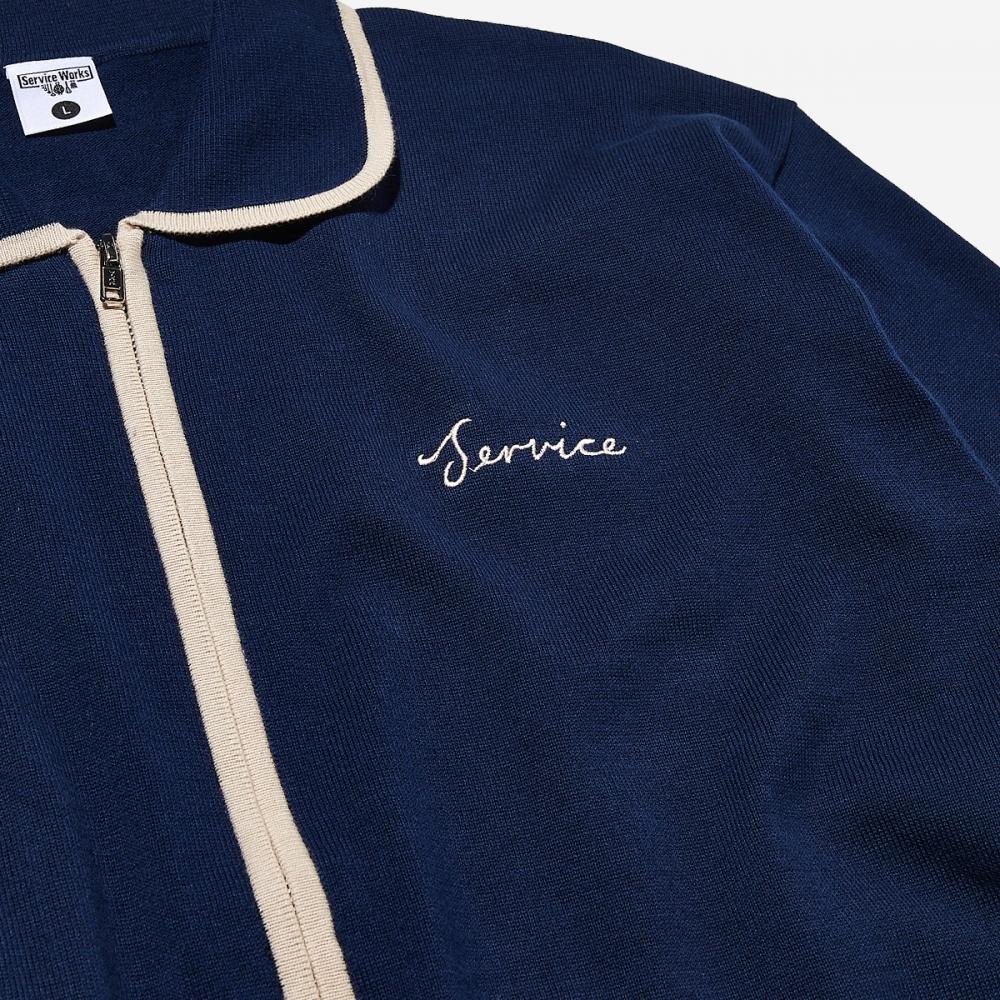 Chemise tricotée Service WorkS LS avec inscription SS24 1062