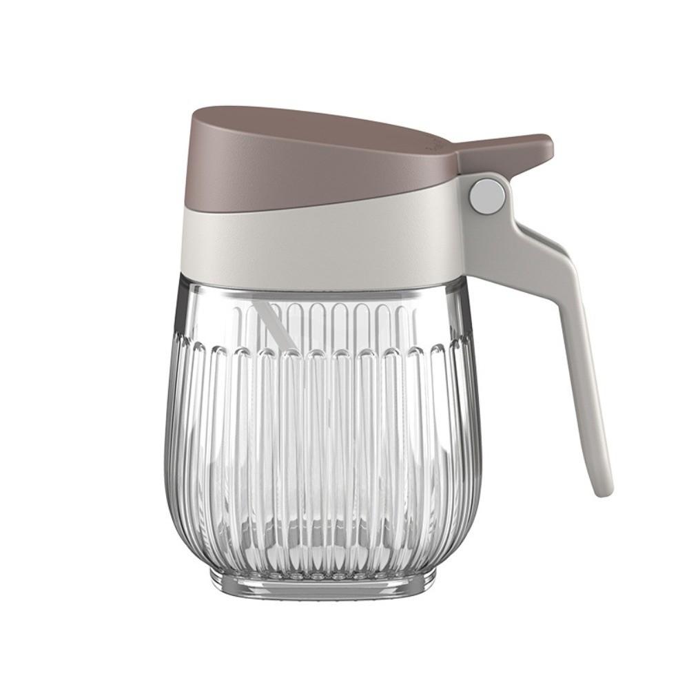 

No Drip Glass Oil Bottle Leak Proof Kitchen Vinegar Bottle New Oil Dispenser Household Use 380ML