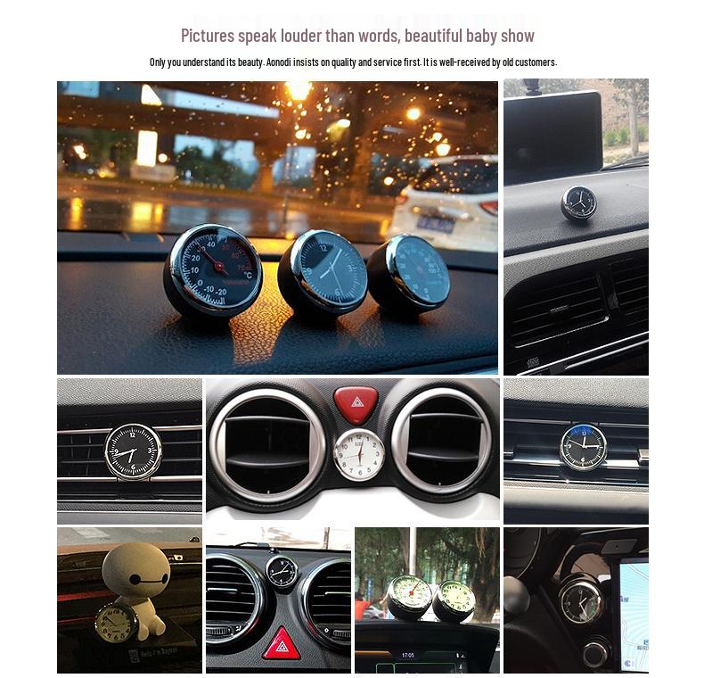 Digital Car Quartz Clock - Creative Electronic Auto Accessory