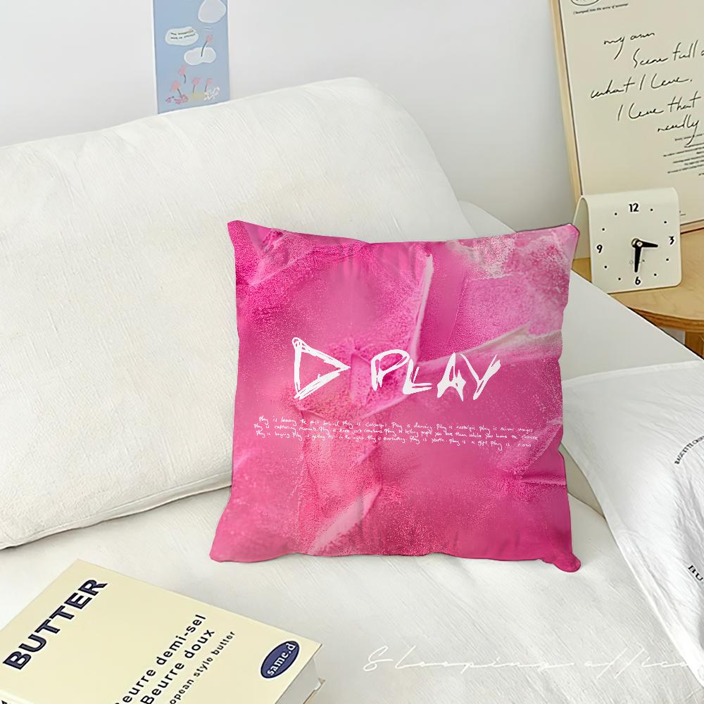 Pop Singer E-Ed S-Sheeran Play cushion cover Pillow Case Square Cushion Room Bedroom Headboard Sofa Living Backrest Nap Time
