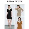 UR Women's Retro Color-block Knit Mini Dress
