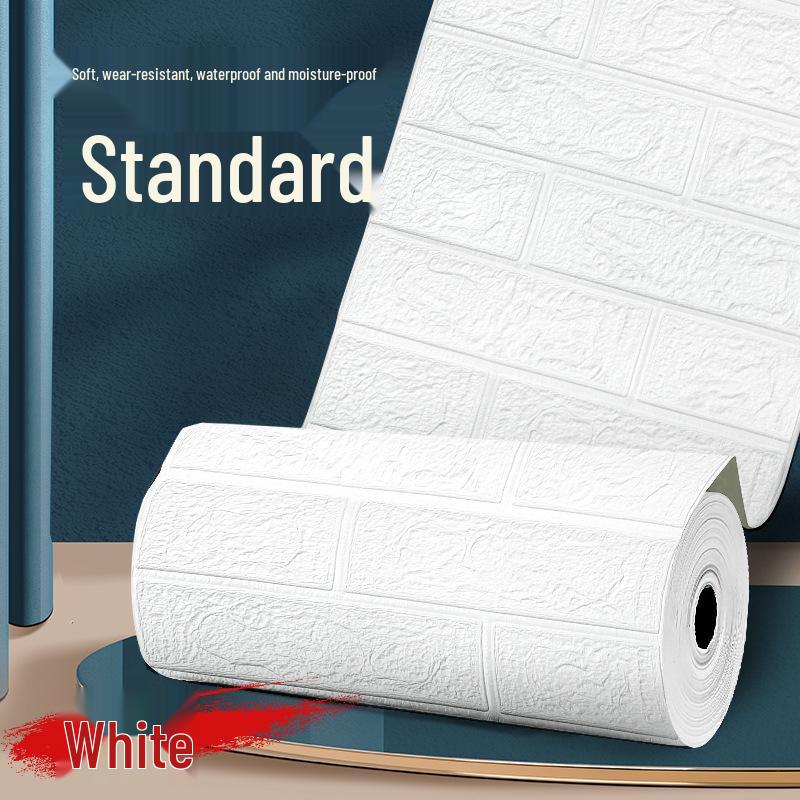 

3D Самоклеящийся Водонепроницаемый Рулон Наклейки на Стену для Ремонта Спальни 50cm x 50cm