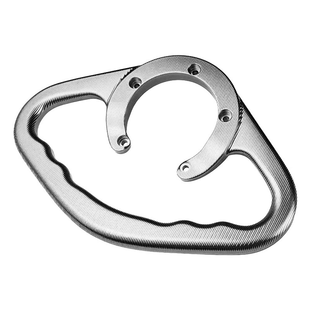 CNC Aluminum Alloy Replacement Motorcycle Fuel Tank Handle Rear Passenger Grab Bar Enhances Passenger Stability серебряный