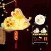 Luminous Rabbit Lanterns Glowing Lantern DIY Material Package  Party Decoration