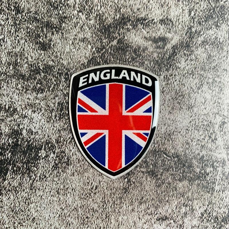 Universal 3D Reflective World National Flag Stickers Decals for Car Motorcycle Exterior Decoration
