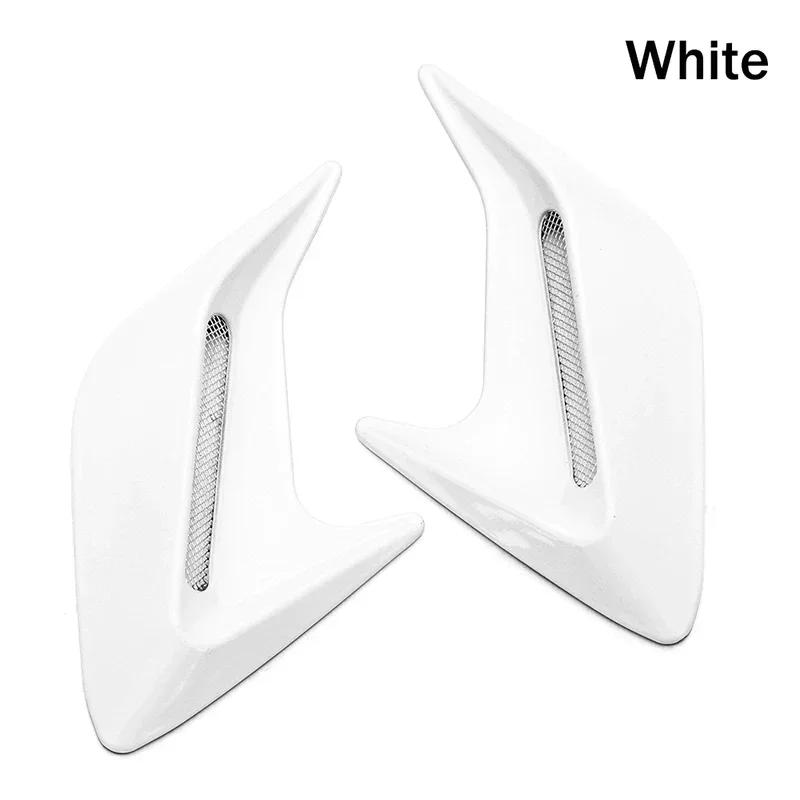 Carbon Fiber Universal Car Shark Gills Fender Side Air Flow Outlet Vent Decoration Sticker Trim Cover Decal Car Styling