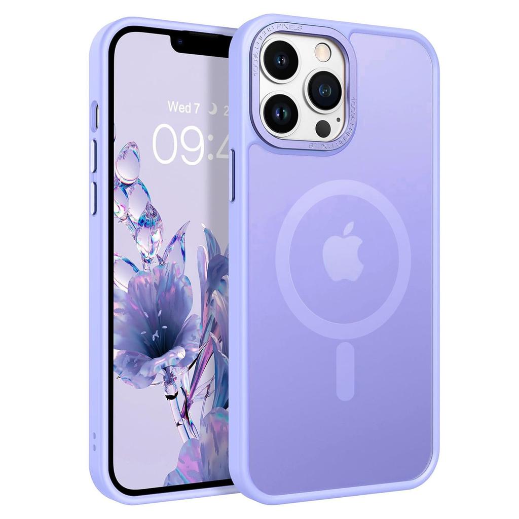 Nowy Model Etui Magnetyczne na Telefon Apple 15 IPhone 14 Wyczuwalny w Dotyku Spray Olejowy 16 Matowa Powłoka Odporna na Upadki 11 Etui Ochronne