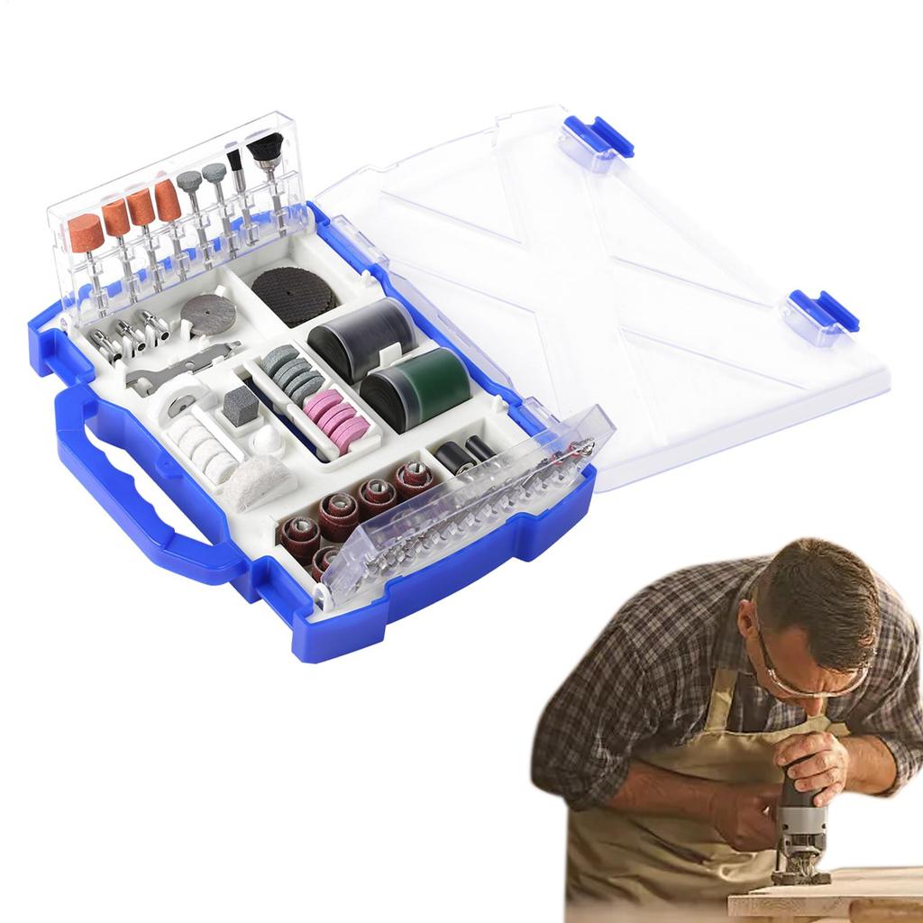 Rotary Tool Attachments 100-Pieces Multi-Purpose High Precision Rotary Tool Polishing Head For Cutting Grinding Sanding