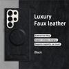 Leather Magnetic Phone Case For Samsung Galaxy S25 S24 S23 S22 S21 S20 Ultra Plus FE For Magsafe Wireless Charging Cover Fundas