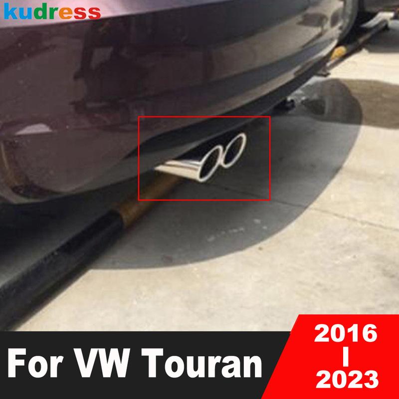 

Для Volkswagen VW Touran 2016 2017 2018 - Сталева насадка на задній глушник автомобіля, вихлопні труби, кінцеві труби, оздоблення