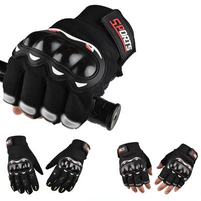 Motorradhandschuhe Sportlich Taktisch Vollfingerhandschuhe Touchscreen Atmungsaktiv Schützend Fahrradfahren Halbfinger Fitnesshandschuhe