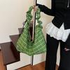 Vintage kostkovaná crossbody taška Japonská dámská taška přes rameno Ins kostkovaná taška přes rameno pro dojíždění