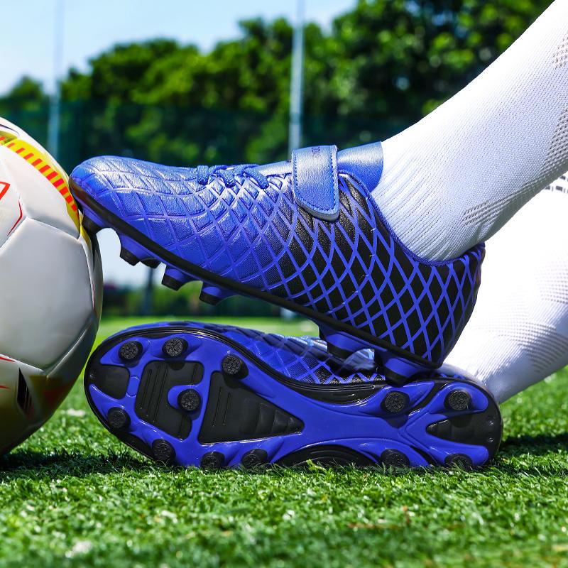 28-39 Chlapčenské futbalové kopačky s kolíkmi, gumová mäkká podrážka, detské profesionálne tréningové futbalové kopačky na umelú trávu pre dievčatá
