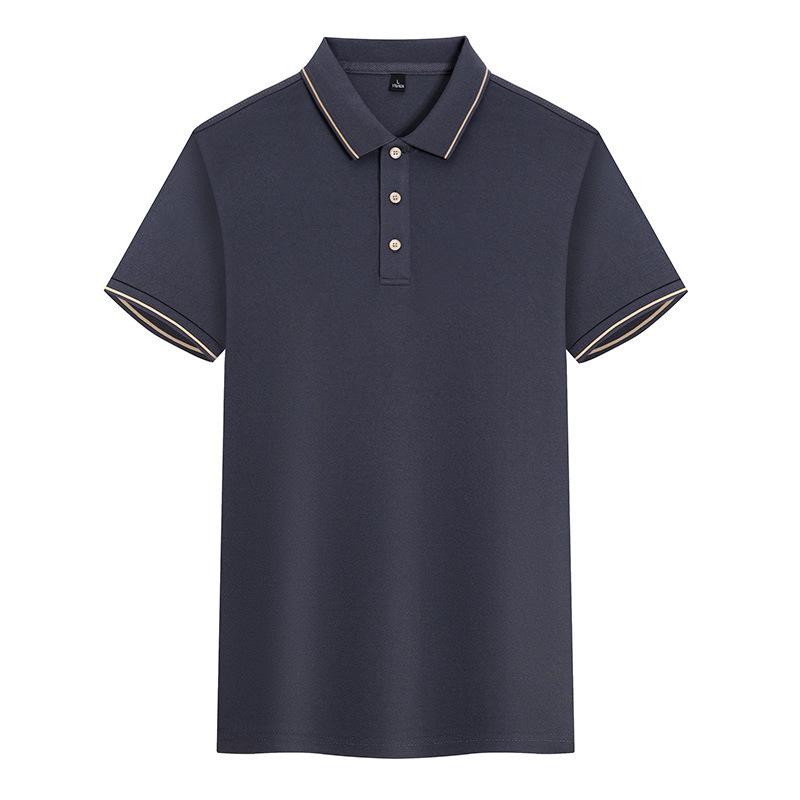 Short Sleeved Polo Shirt Men's Business T-shirt Couple Casual Men's Short Sleeved T-shirt