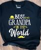 Beste opa ter wereld, opa t-shirt, opa shirt, verjaardagsshirt, grootvader t-shirt