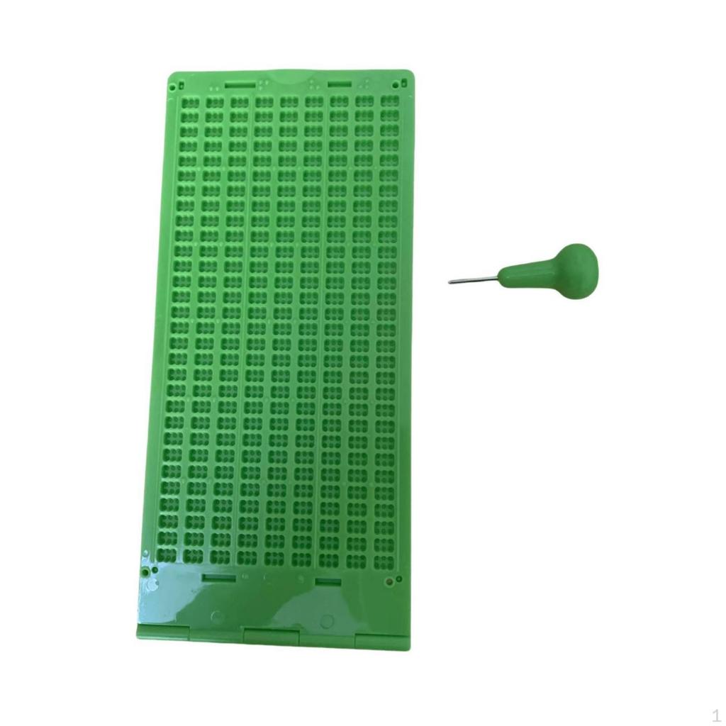 Braille Writing Board with Tool 9Line Foldable for Visually