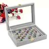 Earrings Ring Storage Square Box Holder Jewery Display Foldable Case