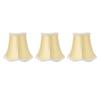 3PCS Fabric Lamp Shades E14 Clip On Vintage Decorative Table Lamp Replacement Shades for Candle