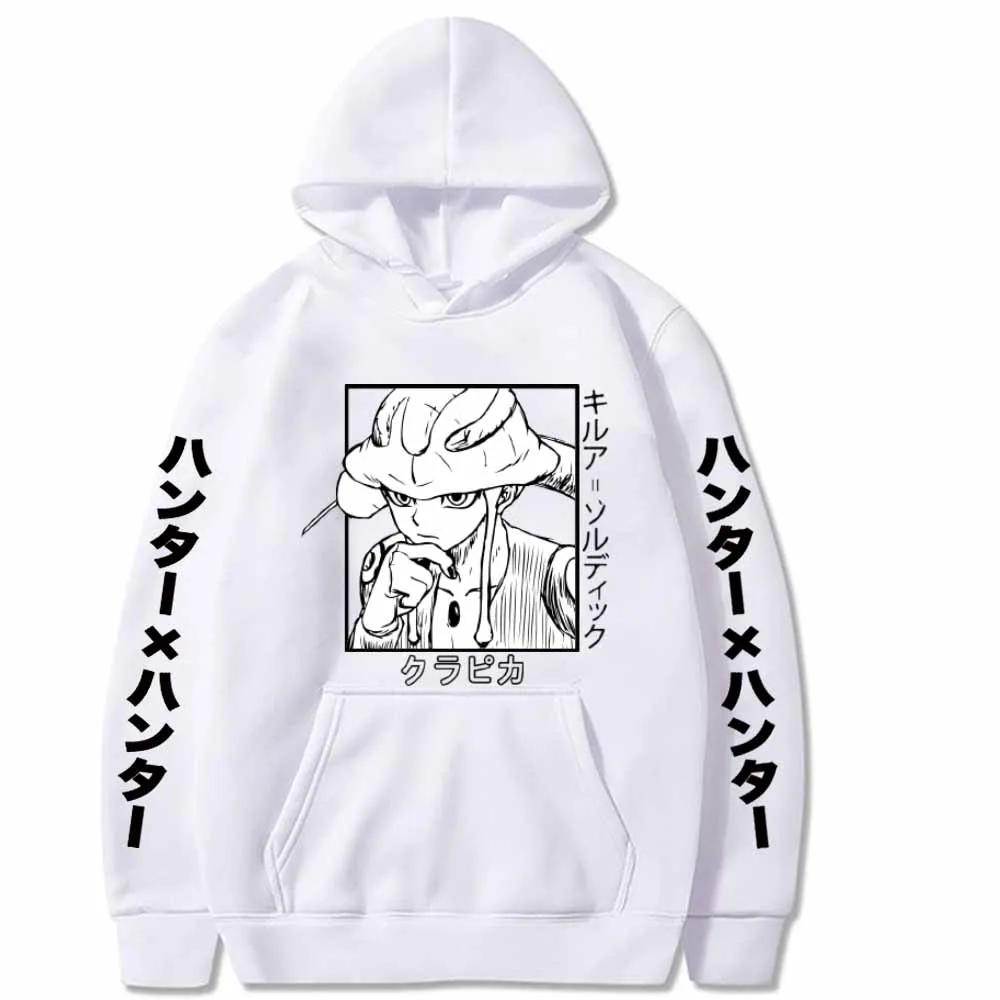 Vintage Mang Meruem Hooded Anime Hunter X Hunter Hoodies Sweatshirts Men Women Aesthetics Tops Streetwear Sweatshirt