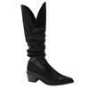 European and American Large-size High-tube Stacking Boots, New Western Cowboy Boots, Fashion Boots, Pointed Boots for Women In Autumn and Winter 2025