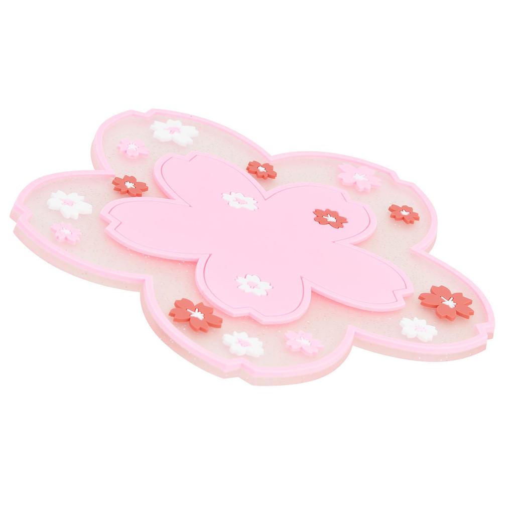 Flower Pattern Coasters Heat Insulation Coaster AntiSlip Cup Mats Tabletop Protection Prevent