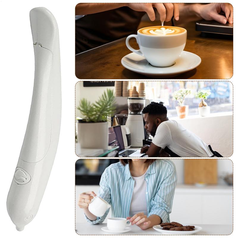 Latte Art Pen Battery Powered Sugar Painting Pen Spicy Pencil Lightweight Carving Pencil Decorating Tool for Home Restaurants