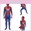 Exquisite Workmanship Ps4 Spiderman Jumpsuit Cosplay Costume For Halloween