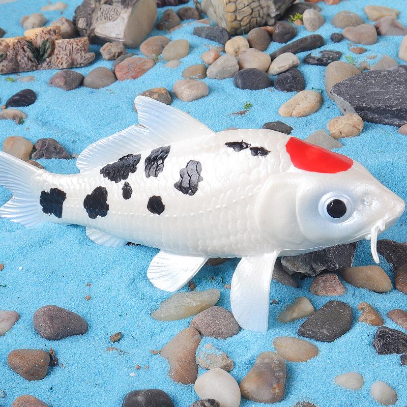Goldfish Koi Simulation Model for Kids' Learning and Fish Tank Decoration