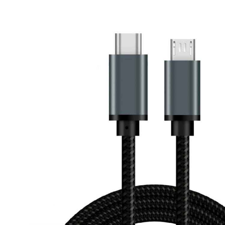 Braided USB Type C To USB 2.0 Cable 2.4A Quick Charging 480Mbps Fast Speed Data Transfer for Mobile Devices