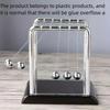 Newton's Cradle Balance Steel Ball Teaching Supplies Physics Science Pendulum Desktop Toys Stress Relief Gifts Home Decor