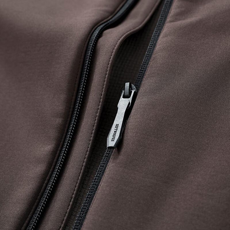 SEPTWOLVES Men's Stand-Collar Business Casual Waterproof Jacket