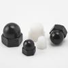 5-100 Stück Nylon Sechskant-Kuppelmutter M3 M4 M5 M6 M8 M10 M12 M14 M16 M18 Schwarz/Weiß Kunststoff Sechskant-Abdeckkappe Muttern Nylon Acorn Sechskantmutter