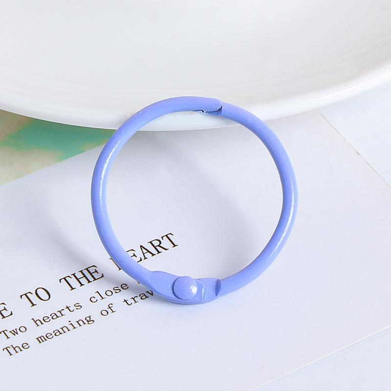 DIY brelok do kluczy: Metalowe ogniwko zaciskowe 30 mm z wykończeniem lakierem wypiekowym