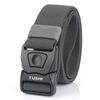 New Men'S Commuting Belt With Automatic Buckle Nylon Waistband, Outdoor Leisure Versatile Double-Layer Thick Belt