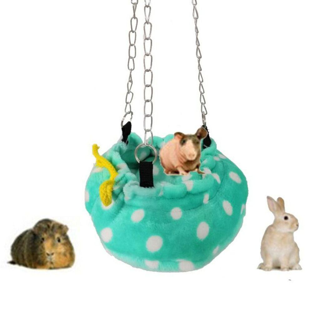 

Подвесной моющийся спальный мешок для хомяка на шнурке, аксессуары для домашних животных, гамак для попугая в виде белки розовый