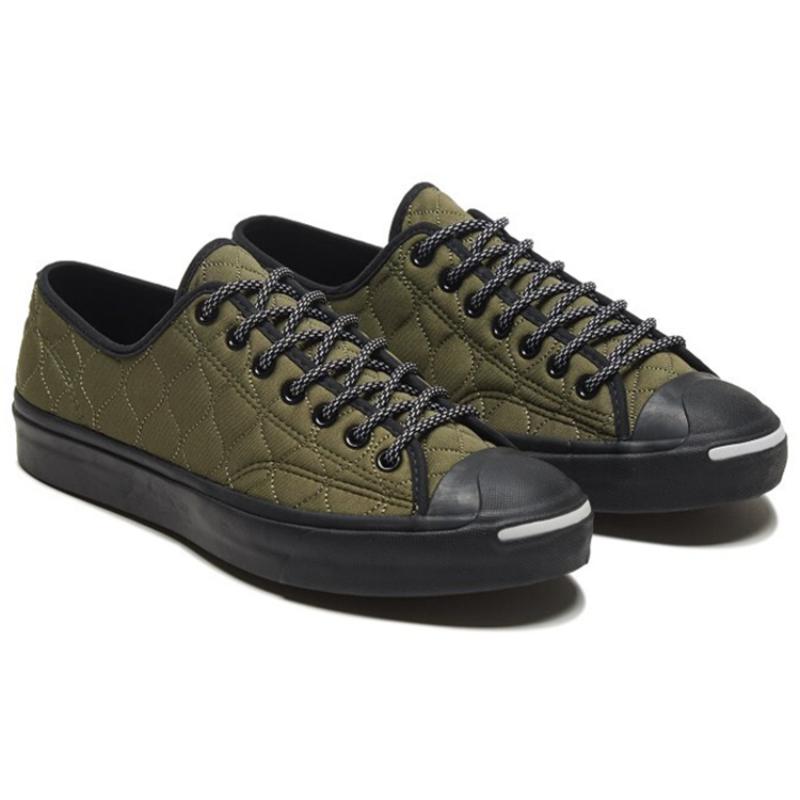 Converse Jack Purcell Low-Top Board Shoes Unisex Olive Green