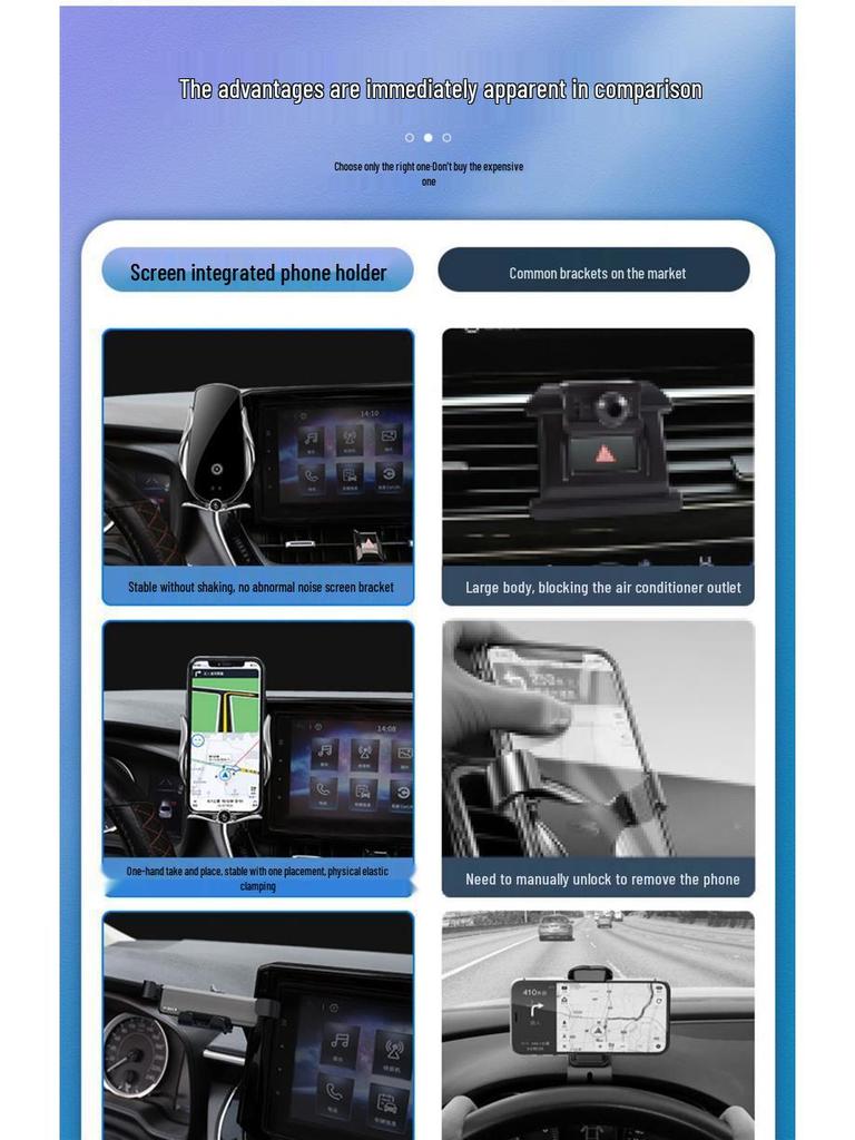 Toyota Asia Lion Ling Shang Car Mount Screen Holder - Interior Decoration Accessory