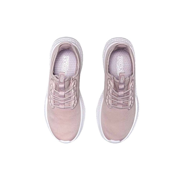 Li Ning Eazgo Comfort Series Shock Absorbing Sports Shoes Women Sneakers Ice-Purple AREP016-2