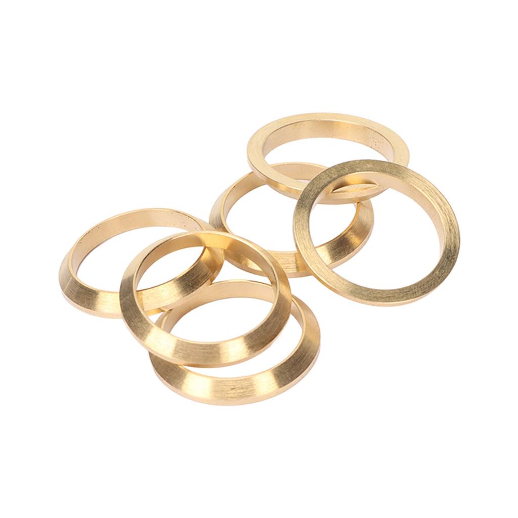 6Pcs IN 14 Nixie Tubes Copper Ring DIY Clock Decorative Rings for IN 14 Nixie Tube Clock