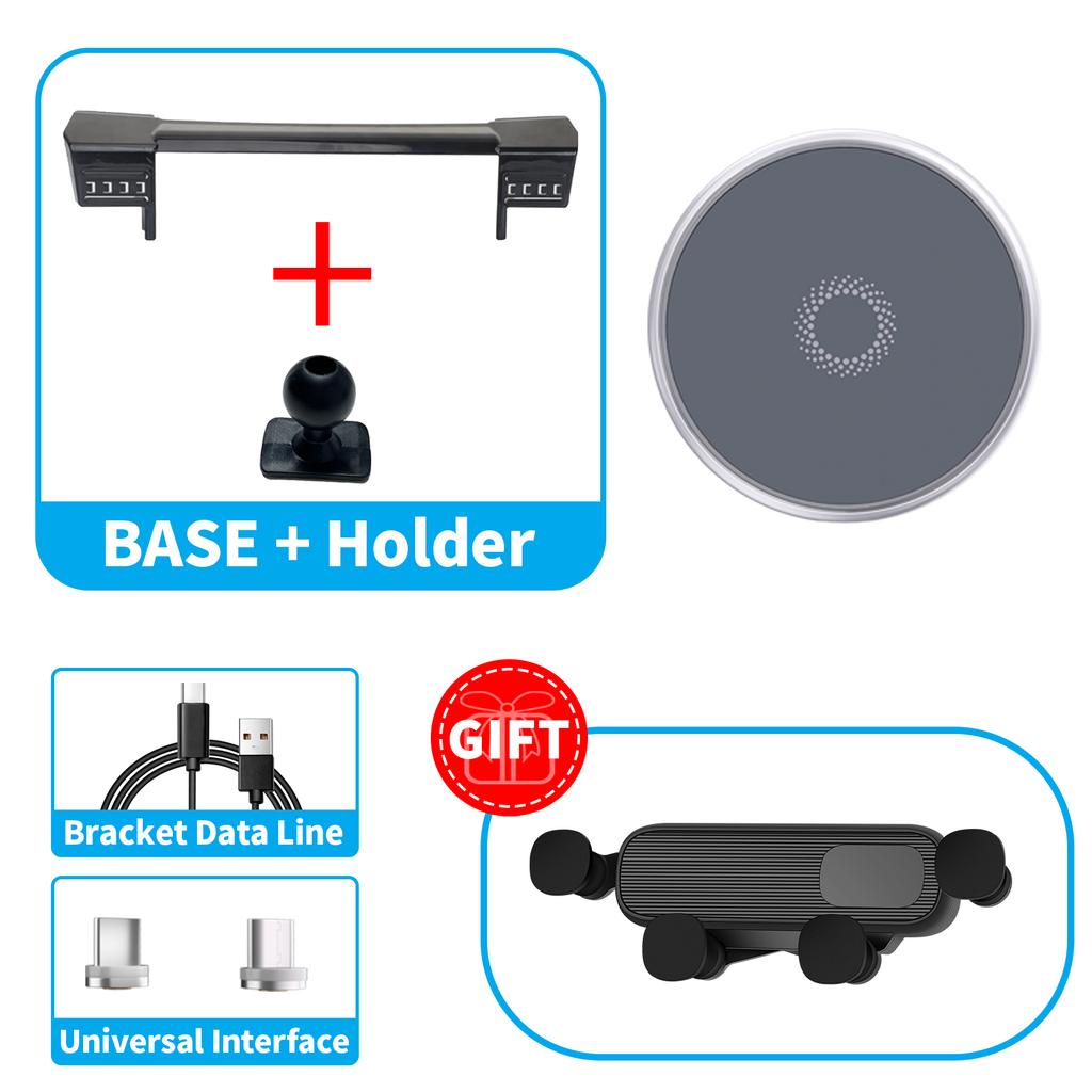 for Toyota ALPHARD Vellfire 30 Series AH30 Car Phone Holder Screen Fixed Navigation Bracket Base Wireless Charging
