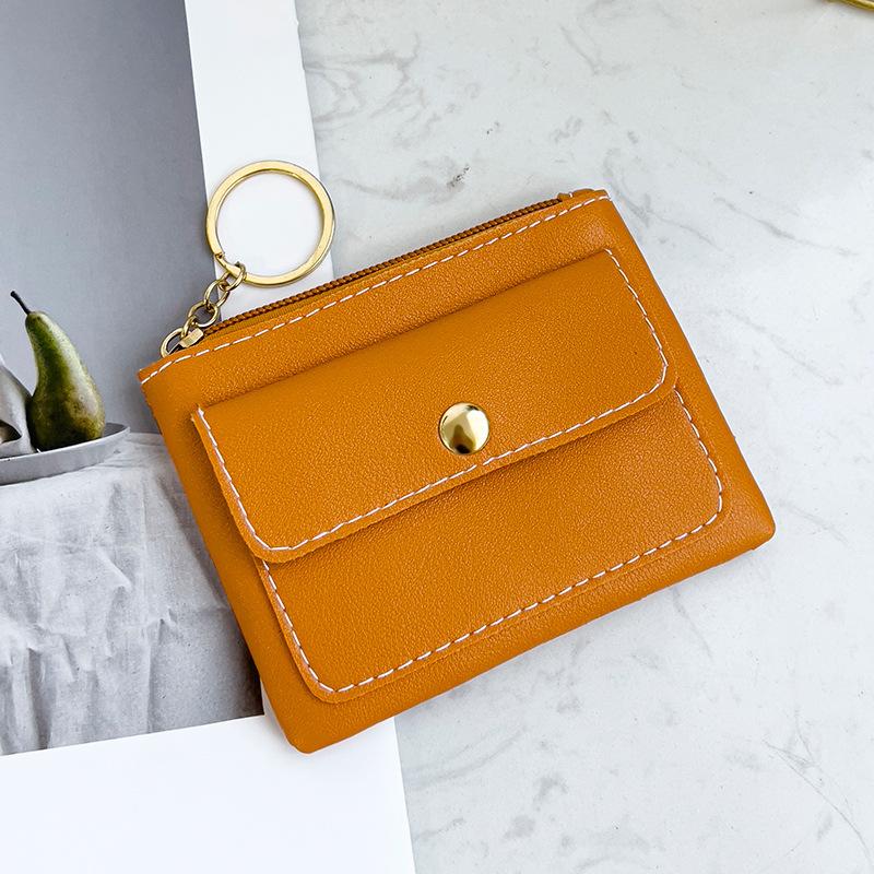 Fresh and versatile key bag, summer small change bag, women's mouth red envelope.