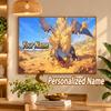Garchomp Custom Name Diamond Painting Personalized 5D Full Drill DIY Diamond Art Home Decor