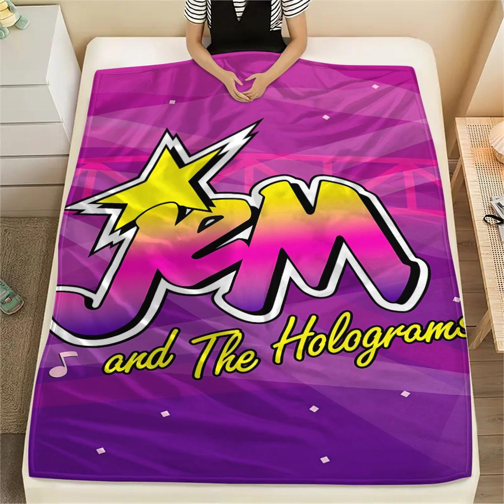 

1PC Heartstopper,Jem Print Flannel Blanket, High quality All Seasons, Home Decor, Warmth and Comfort, Perfect for Christmas Gifts 80cm x 120cm