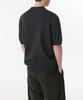 MUSINSA STANDARD Cool Touch Slit Neck Knitted Polo Shirt [Dark Grey]