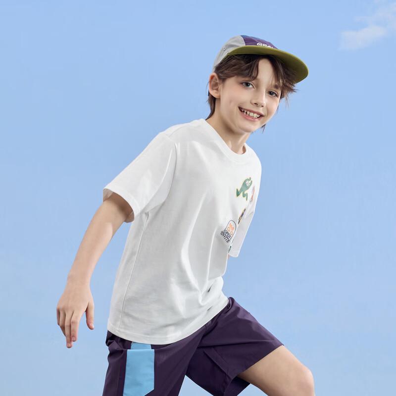 MQD Boys' Pure Cotton Cartoon Short-Sleeve T-Shirt