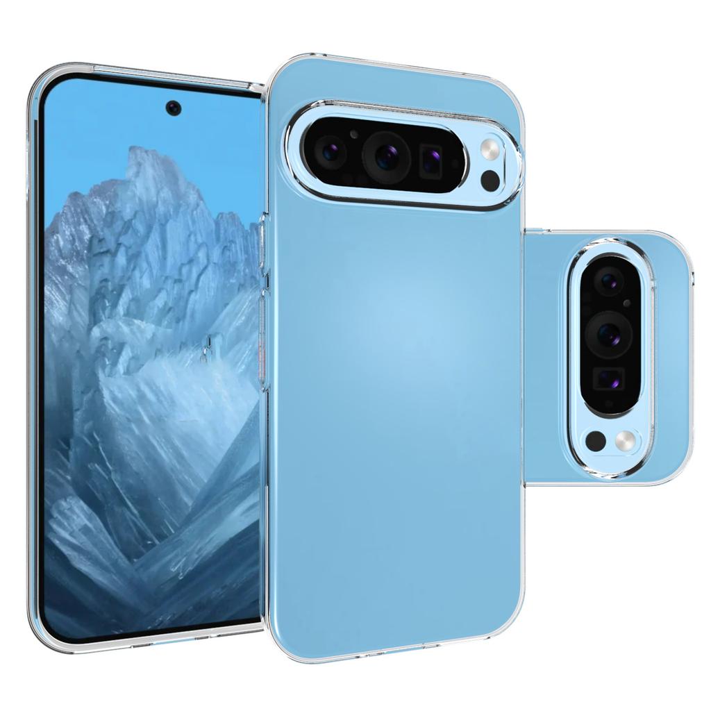 For Google Pixel 9/Pixel 9 Pro Clear Phone Case Soft TPU Back Cover Watermark-Free