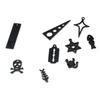 20 Stück Edelstahl Kreuz/Fischgräten/Klinge Charms Anhänger DIY Halskette Ohrringe Armbänder Anhänger Schmuckherstellung Zubehör