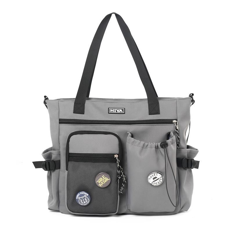 Student Large Capacity Tote Bag Unisex Shoulder Bag