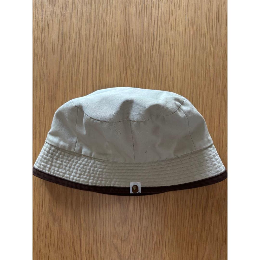 Used A BATING APE reversible bucket hat beige/brown