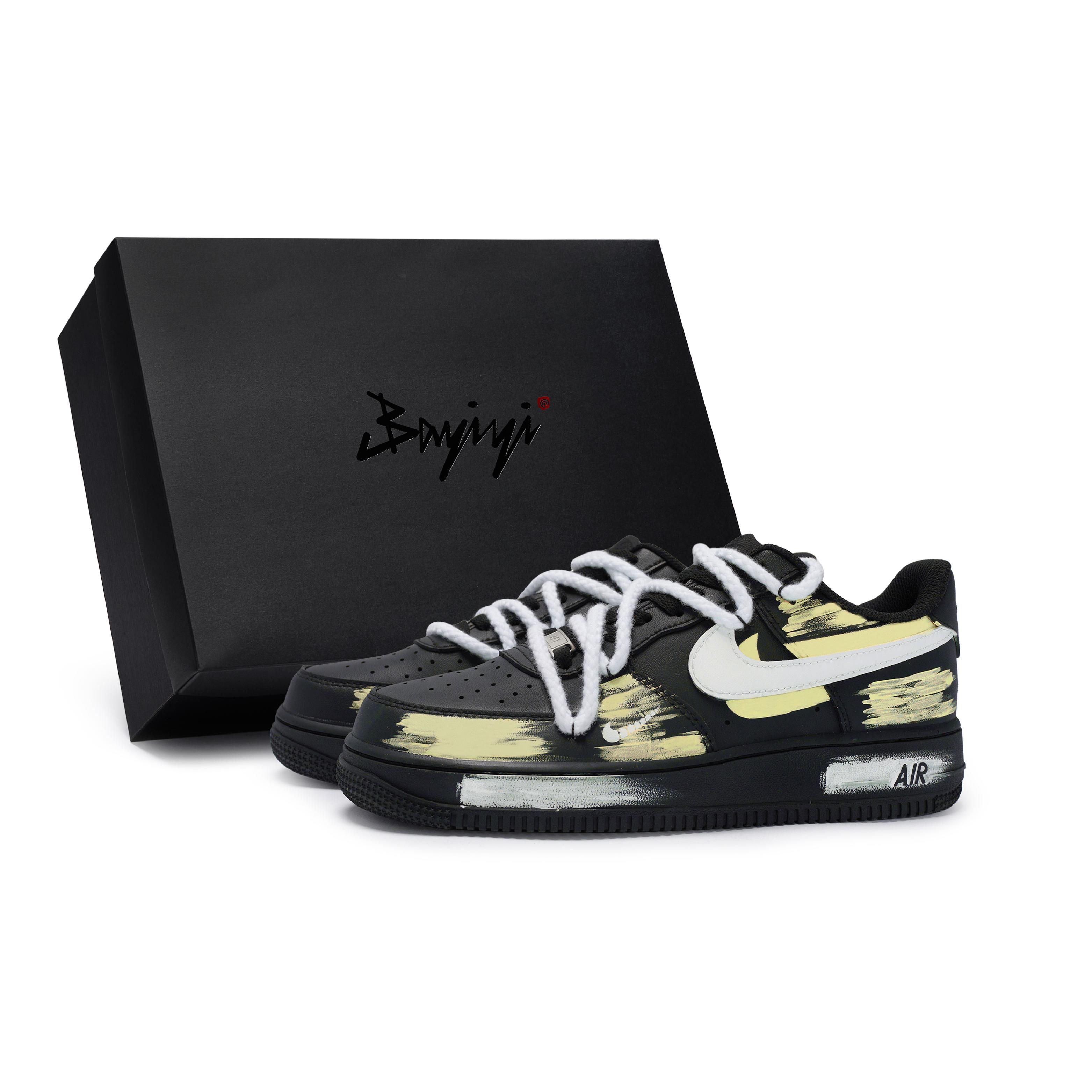

Nike Air Force 1 Skateboard Shoes Unisex Low top Yellow CW2288-001(Team80-S-BOX) 45
